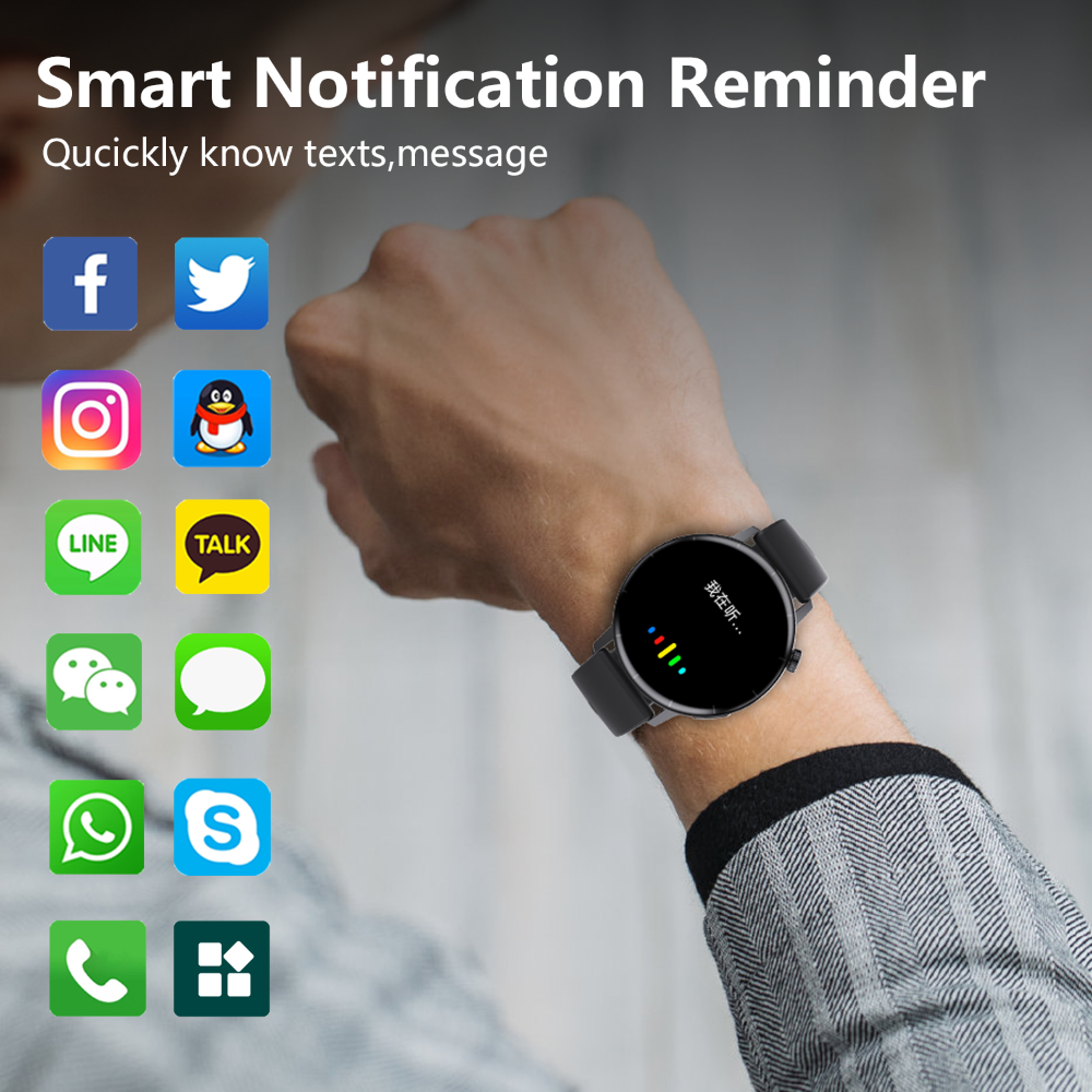 ECG Smart Health Watch — Blood Glucose & Heart Rate Monitor