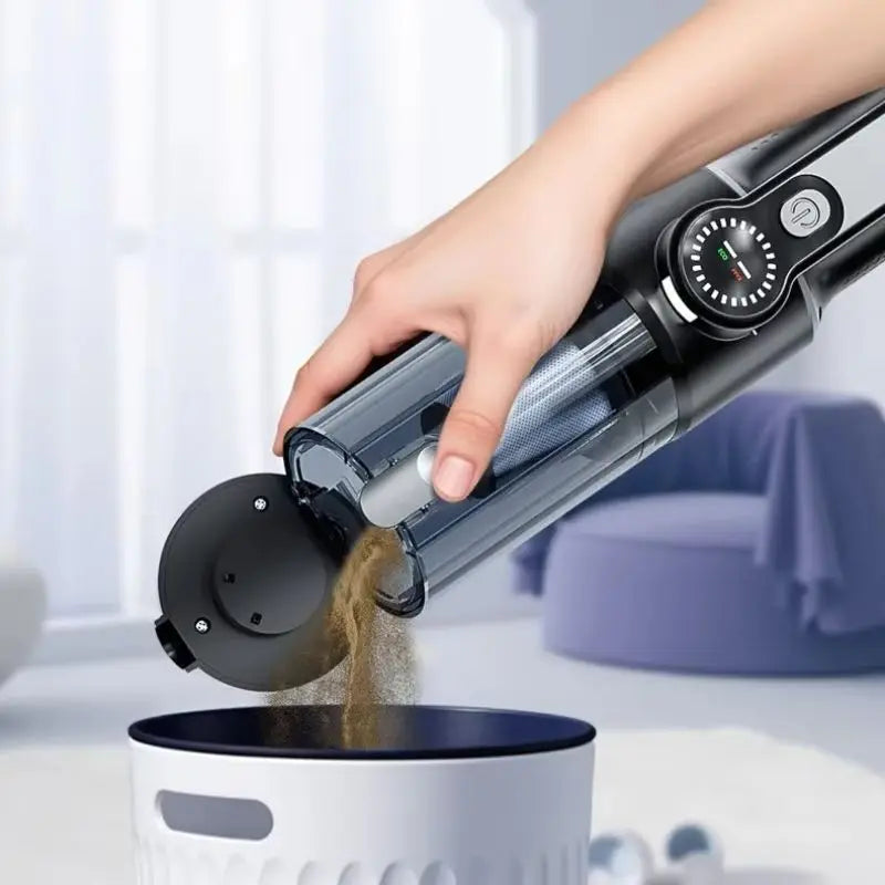 NovaPrime F16 Portable Car Vacuum Cleaner – 17,000PA Wireless Handheld with Dust Dump