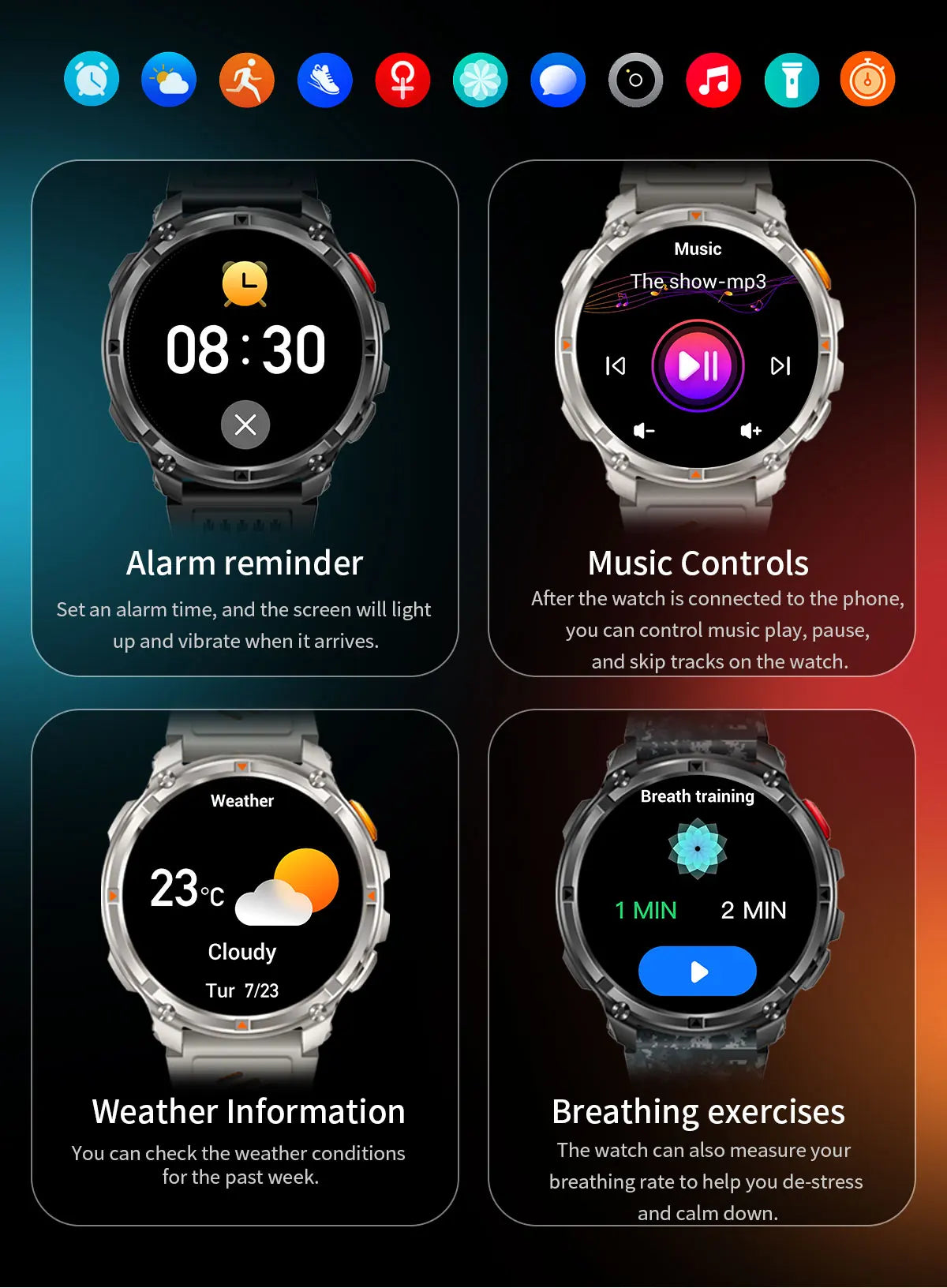2026 New T-Rex3 Pro GPS Tracker 1100mAh Smartwatch Men 120-Day Standby Clock Rugged Outdoor Sport 10ATM Waterproof Call Watches