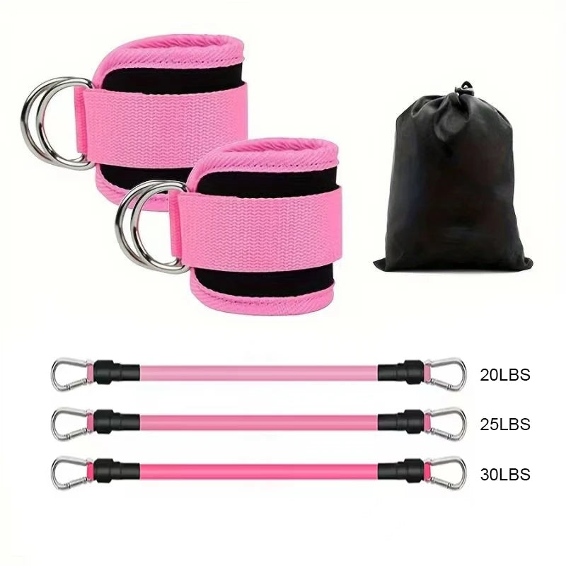 6-Piece Leg Resistance Band Set