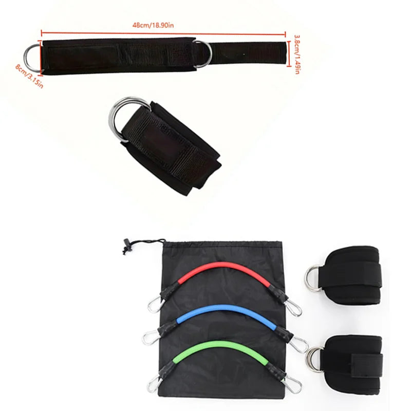 6-Piece Leg Resistance Band Set