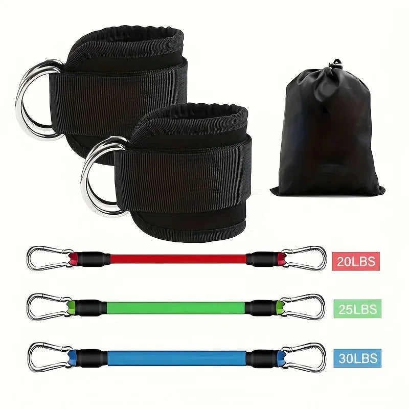 6-Piece Leg Resistance Band Set